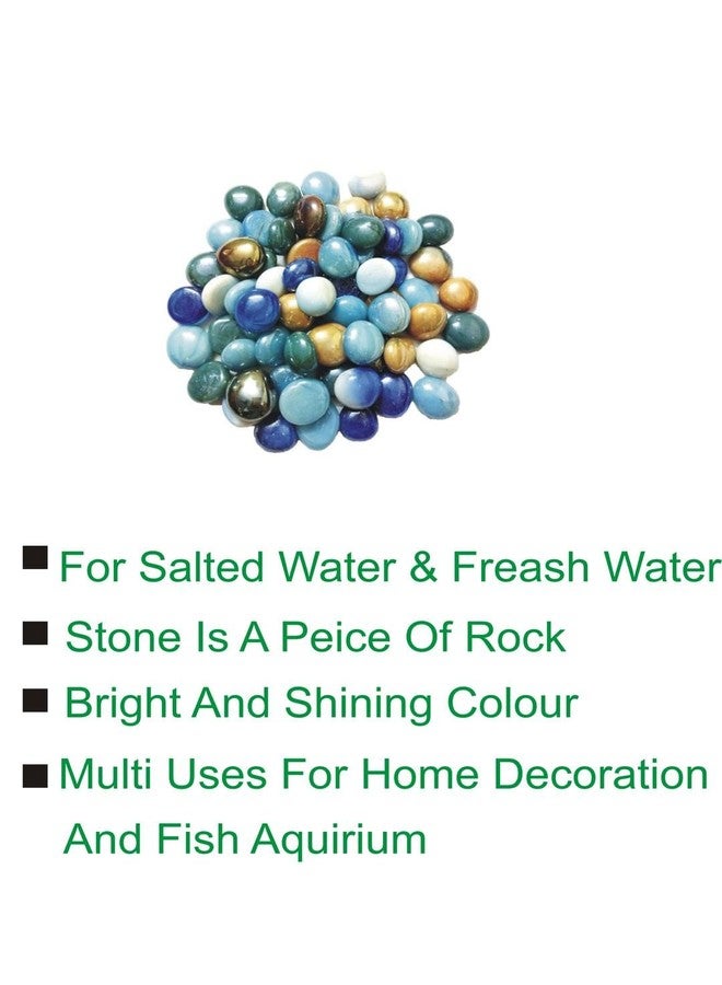 Somil Multicolor Pebbles/Stones for Garden, Plants, Lawns, Aquariums, Fish Pots, Home Decor, Vases, Furniture Filler. Size: 10-30mm, Shiny Multicolor -A521 - Image 2